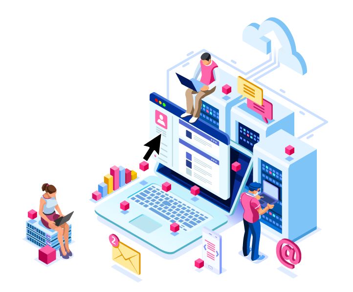 IT management illustration