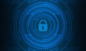 Free cyber security technology network illustration